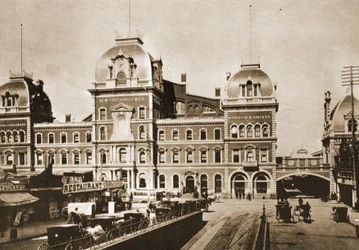 1887年ニューヨーク市パークアベニューの42丁目にあるグランドセントラル駅